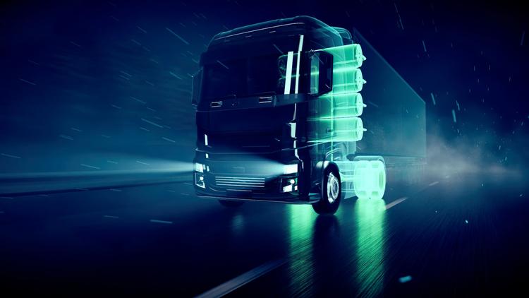 Green hydrogen truck