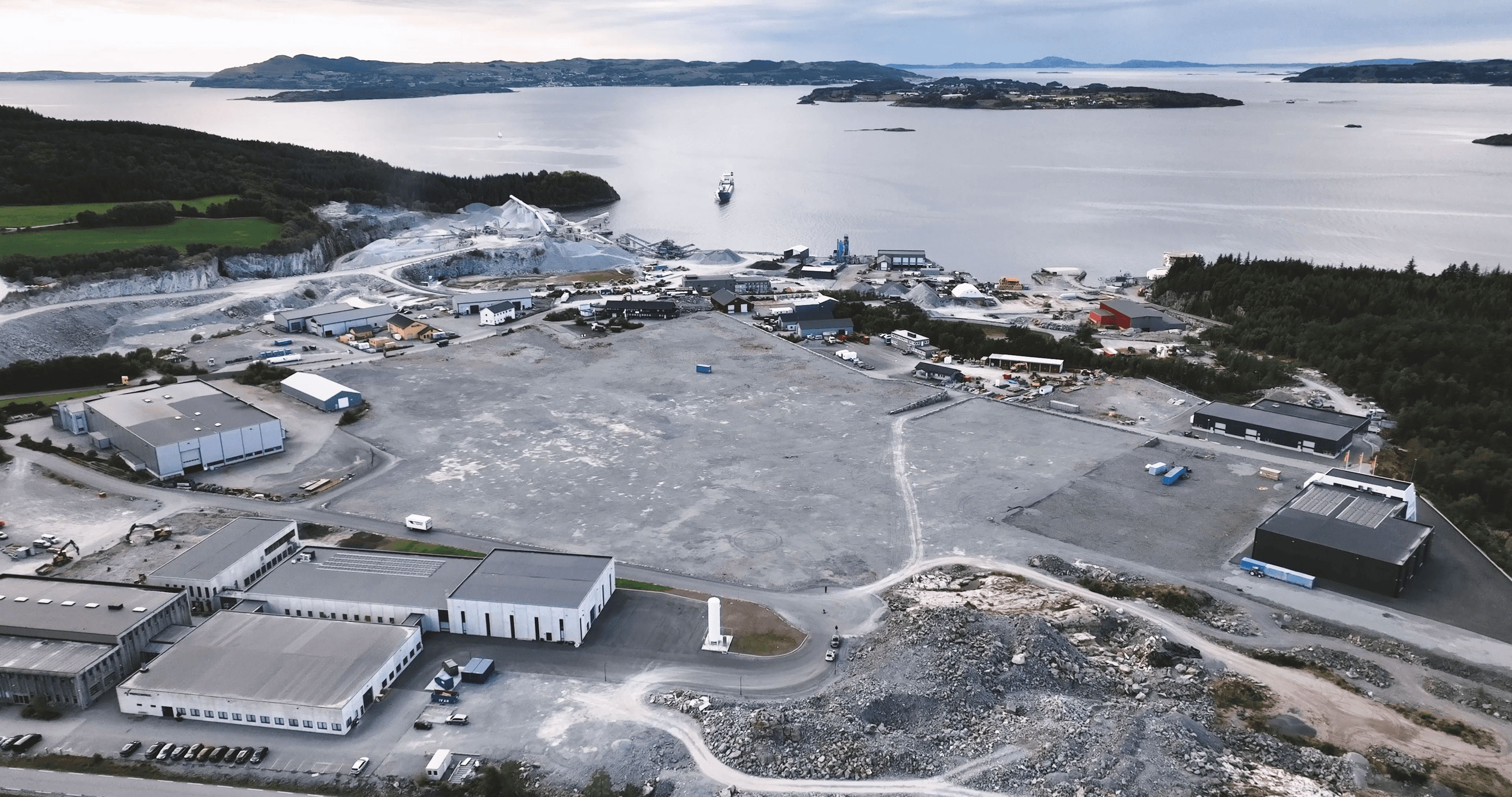 Site for hydrogen production in Tau Business Park