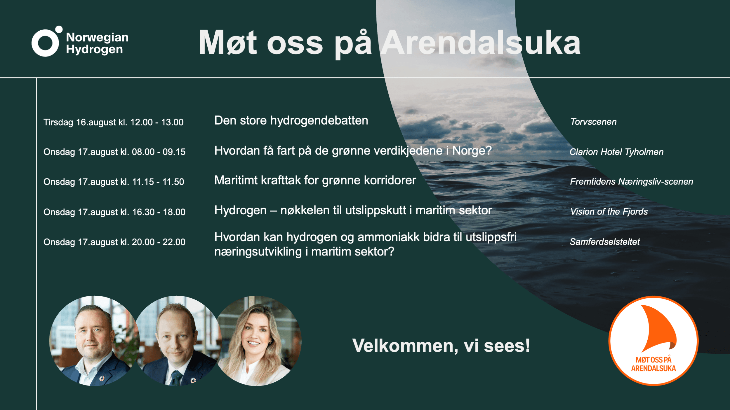 Program Norwegian Hydrogen Arendalsuka